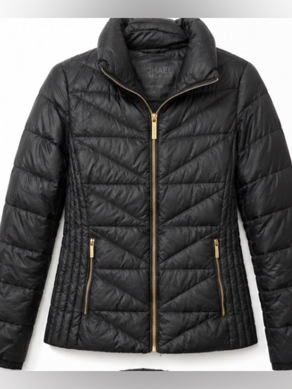 Michael Kors Black Lightweight Down Puffer Jacket – Size Small
